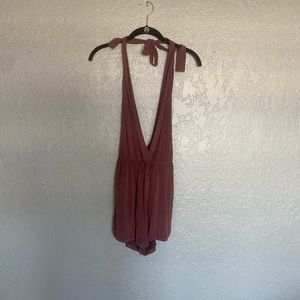 Open back, low cut romper